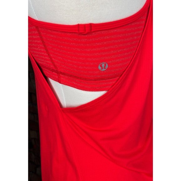 Lululemon No Limits Yoga Tube Tank Racerback Bra Top Shirt Size 6 Pink - Picture 5 of 7